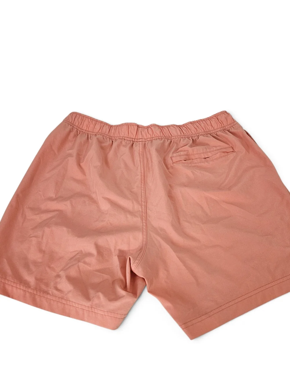 Nautica Men's L Swim Shorts Coral Pink Salmon Board Shorts Drawstring Preppy Coa